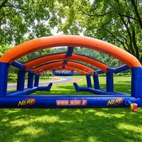 Tente abri gonflable commerciale en PVC, taille personnalisée, légère, capacité 100-300 kg, arène événementielle extérieure portable