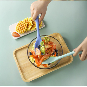 Espátula de silicona con forma de pico de pato y núcleo de nailon para mezclar mantequilla y ensalada, utensilio de cocina - Product Image 2