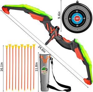 Jeu de flèches et arc-en-ciel pour enfants, avec flèches cibles et flèches debout, jouets d'extérieur pour garçons, Kit de jouets, en vente - Product Image 1