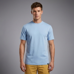 T-Shirt da Uomo in <span class=keywords><strong>Cotone</strong></span> Mercerizzato 100% di Alta Qualità con Logo Personalizzato all'Ingrosso - Product Image 6