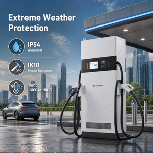 Station de recharge rapide <span class=keywords><strong>TELD</strong></span> 120 kW DC, chargeur rapide CCS2, station de recharge pour véhicules électriques commerciaux - Product Image 3
