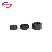 ANSI/ASME B18.2.2 Écrous hexagonaux américains standard de grade 5 en acier au carbone galvanisé noir; 1/4-20 1/4-28 5/16-24 Grade 8.8