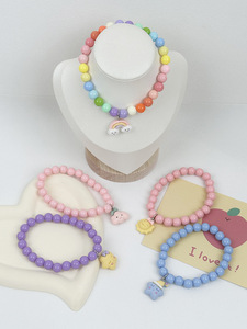 Collare Colorato per Animali Domestici, Collana Elastica con Perle, Gioielli per Cuccioli, Colore Macaron, Abbigliamento per Chihuahua e Yorkie - Product Image 4