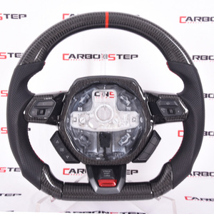 Volant en fibre de carbone personnalisé pour Lamborghini LP550 LP560 LP570 URUS convertible de volant de course - Product Image 6