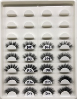 Nouveau Populaire 3D Style Naturel Pleine Bande Faux Cils De Vison 15mm Longueur En Gros Soie Vegan Faux Cils Papier Fibre Vendeur