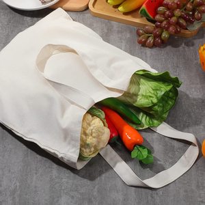 8 oz vải polyester chất liệu cotton Bán buôn phụ nữ bông vải túi tùy chỉnh <span class=keywords><strong>Tote</strong></span> trống hàng tạp hó<span class=keywords><strong>a</strong></span> <span class=keywords><strong>Tote</strong></span> Túi - Product Image 3