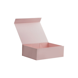 High end wholesale custom luxury cardboard pink shipping magnetic gift box packaging for clothes shoes