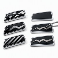 Badge de voiture rectangulaire en plastique ABS résistant aux chocs, fabriqué directement en usine, pour véhicules tout-terrain d'aventure