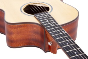 Listo para enviar Servicio OEM Guitarra acústica profesional de 41 pulgadas con chapa de abeto Caoba Materiales de palisandro Precio de cuello de sapeli - Product Image 5