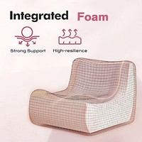 Sofá Modular en Forma de L, Tipo Puff, Moderno, Económico, Comprimido en Caja, para Sala de Estar, Marca Unisofa Tanzuo