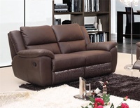 Juego de sofá de salón Alemania reclinable Seccional de cuero de grano superior cómodo de lujo
