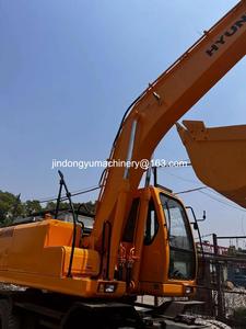 Excavadora de cadenas HYUNDAI 210w-7 de 20 toneladas usada en stock con componentes de caja de cambios y rodamientos 215-7 215VS - Product Image 3