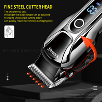 Tondeuse à cheveux électrique professionnelle de haute qualité KEMEI KM-1990 5W 2000mAh avec batterie Li-ion pour salon de coiffure
