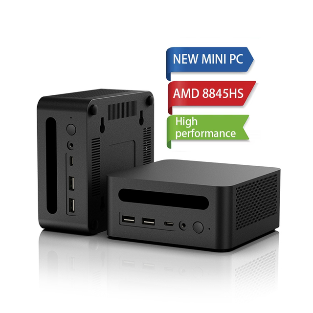 AMD Ryzen 7 8845 Mini PC High Performance Gaming Host 8 Core 16 Thread Architecture Strongest Integrated Graphics AI Features
