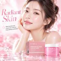 Crème gelée coréenne au collagène rose PDRN ADN de saumon, éclaircissante, repulpante, hydratante, anti-âge, soin du visage OEM