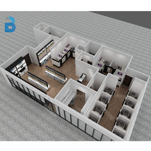 Простой современный компьютерный магазин дизайн интерьера ноутбука дисплей шкаф компьютерный дисплей витрина - Product Image 6