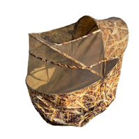 Abri de chasse sur mesure avec chaise intégrée, abri pop-up pour 1 personne, tissu Oxford imperméable, tente de camouflage portable