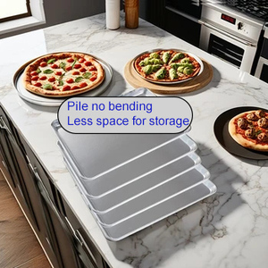 <span class=keywords><strong>Teglia</strong></span> per <span class=keywords><strong>pizza</strong></span> rettangolare in <span class=keywords><strong>alluminio</strong></span>, - Product Image 6