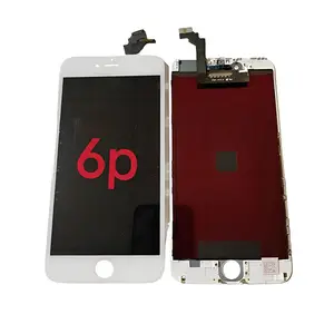 Tampilan grosir Iphone untuk Iphone 6P asli rakitan layar Press belakang layar layar ponsel tampilan LCD