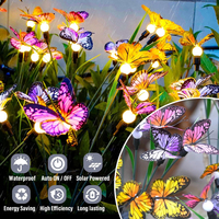 Schwankende Schmetterling Landschaft Beleuchtung Yard Patio Pathway Outdoor Decor Solar Garten Licht für Yard Patio Pathway Dekoration