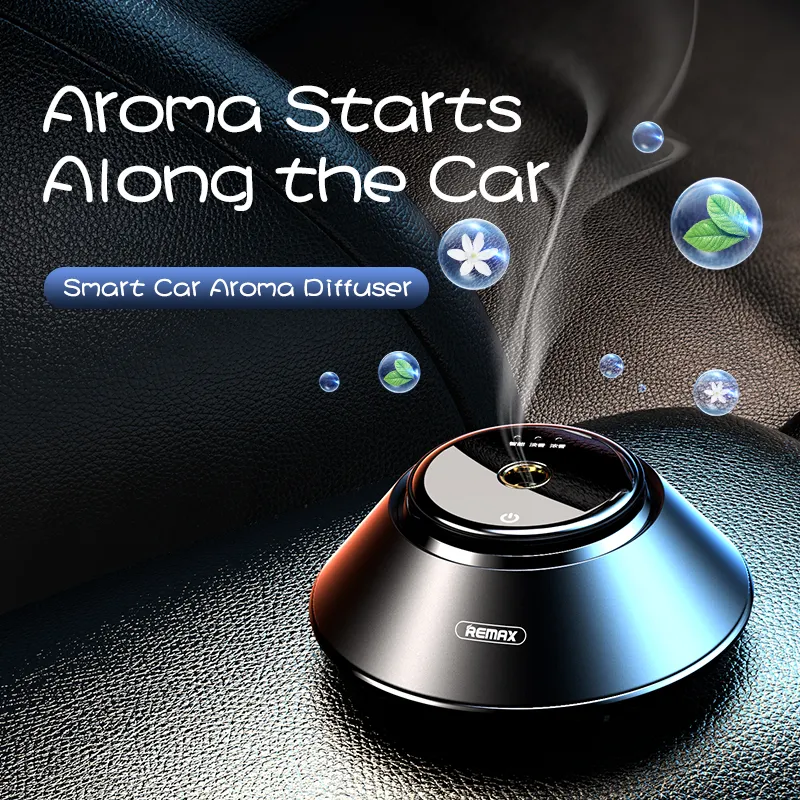 Remax Smart auto start diffuser aromatherapy Nano atomization Mode adjustment car diffuser aroma diffuser essential oil