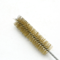Brosse industrielle professionnelle en laiton à double spirale pour le nettoyage et le polissage des tubes, diamètre 1 pouce, OEM