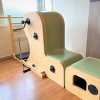 Équilibrage bois Pilates réformateurs équipement bois aluminium métal Pilates échelle baril ensemble