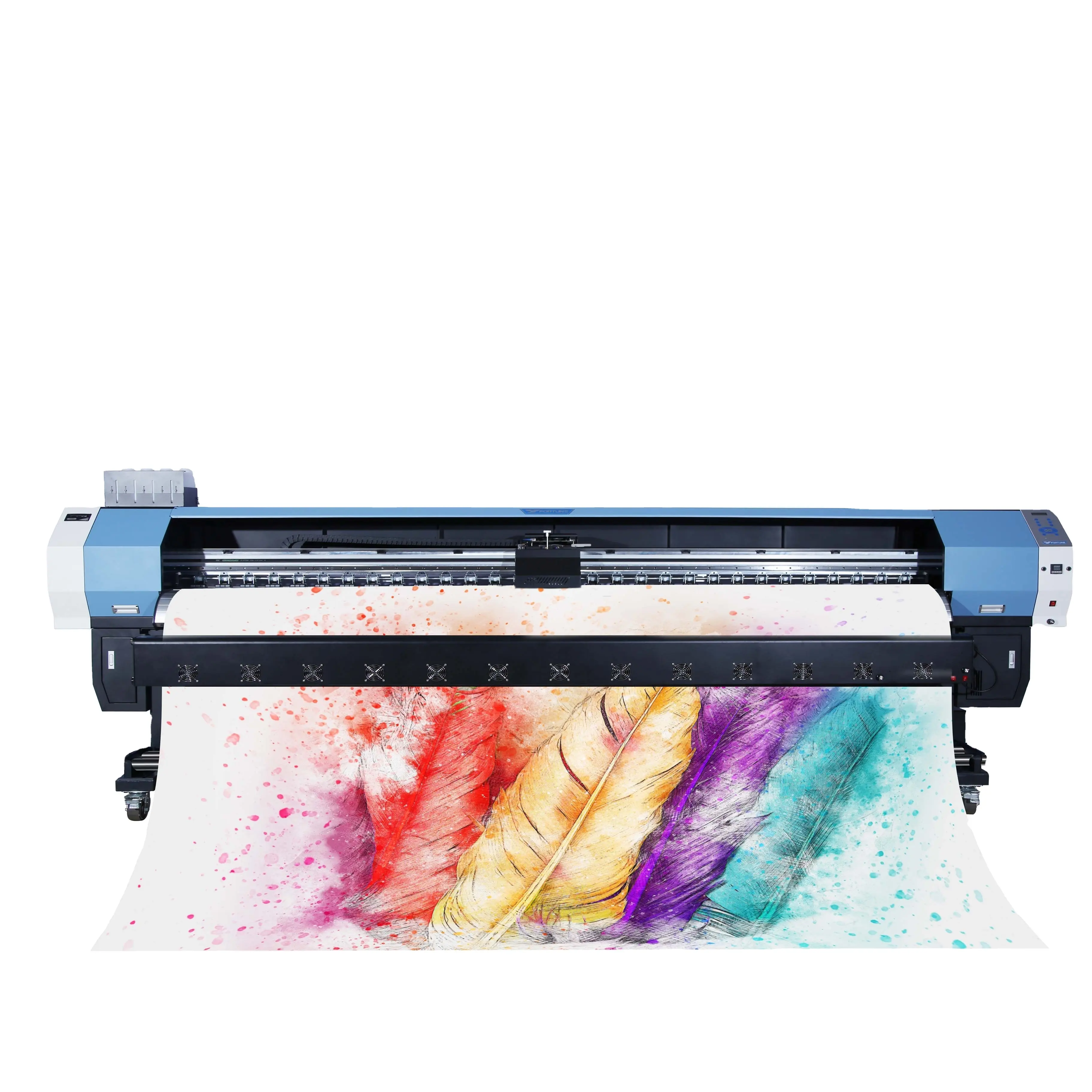 Imprimante grand format Fortune i3200 imprimantes à jet d'encre UV 3.2m machine éco-solvant pour papier peint vinyle