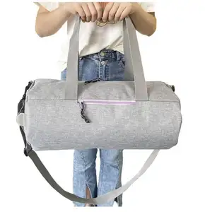 Sac de sport portable pour femmes avec LOGO personnalisé Sac de voyage fourre-tout de gymnastique pour week-end avec compartiment sec et humide