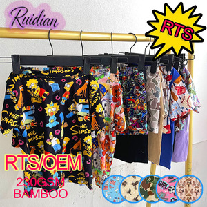 Ruidian Summer Bamboo Fiber Baby Short Zippy Romper Princess &amp; Cartoon Print Zipper Jumpsuit RTS Ready to Ship Infant Wear - Product Image 6