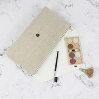 2020 gros femme mode sac blanc bambou beauté cosmétiques voyage étui à maquillage