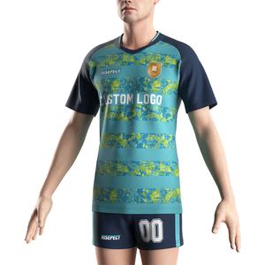 Maillots de rugby personnalisés à col en V pour hommes et ensembles de t-shirts et pantalons pour femmes, les plus vendus pour l'impression, l'entraînement, la gym et les équipes - Product Image 5