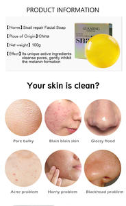 Jabón Facial en Barra Blanqueador y Rejuvenecedor de Caracol Dorado de Venta Caliente de Fábrica - Product Image 5