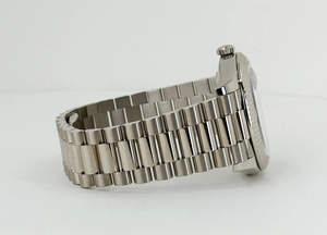 <b>Men's</b> Steel Band Skeleton Mechanical <b>Watch</b> with Transparent Dial <b>for</b> Daily Business - Product Image 5