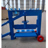 Opération simple, machine manuelle de découpe de briques, petite machine de découpe de briques multifonctionnelle spéciale pour les bordures de routes