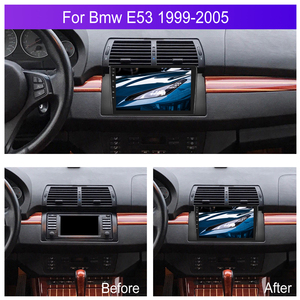 ชุดกรอบหน้าปัดและแผงหน้าปัด Podofo ขนาด 9 นิ้ว สำหรับ BMW E53 ปี 1999-2005 พร้อม Canbus อุปกรณ์เสริมในรถยนต์ กรอบเฉพาะรุ่น ผู้จำหน่ายส่ง - Product Image 2