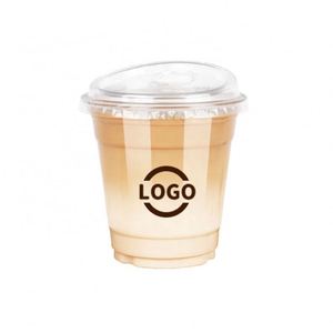 Factory Custom Logo Silk Screen Printed PET <b>Plastic</b> <b>Cups</b> Round Shape 12oz-32oz Sizes Iced Coffee Juice Smoothies Soda CJF Brand - Product Image 3