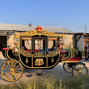 Calèche royale de luxe, plusieurs couleurs, calèche électrique, calèche tirée par des chevaux, fabriquée en Chine - Product Image 3