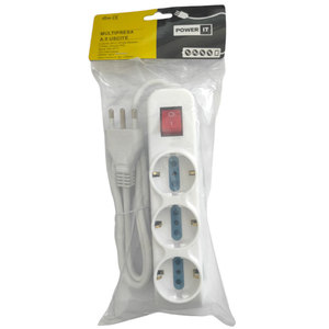 Regleta de Enchufes con 3 Tomas Schuko y 6 Tomas Bidireccionales con Interruptor - Product Image 4