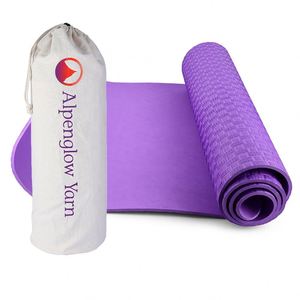 Bolsa de Almacenamiento para Esterilla de Yoga, para Exteriores, con Base Redonda, de Lona de Algodón, con Cordón y Correa para el Hombro, a Prueba de Polvo, Suministro de Fábrica - Product Image 1