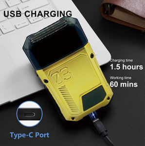 Rasoir électrique rechargeable imperméable pour hommes et <span class=keywords><strong>kit</strong></span> de rasoir pour tête chauve 4 <span class=keywords><strong>en</strong></span> 1, rasoir rotatif pour femmes - Product Image 4