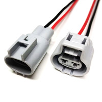 Konektor Tahan Air 2 Arah 3 Arah 4 Arah Jantan Betina 4.8MM Pitch Kabel Konektor Kipas Elektronik
