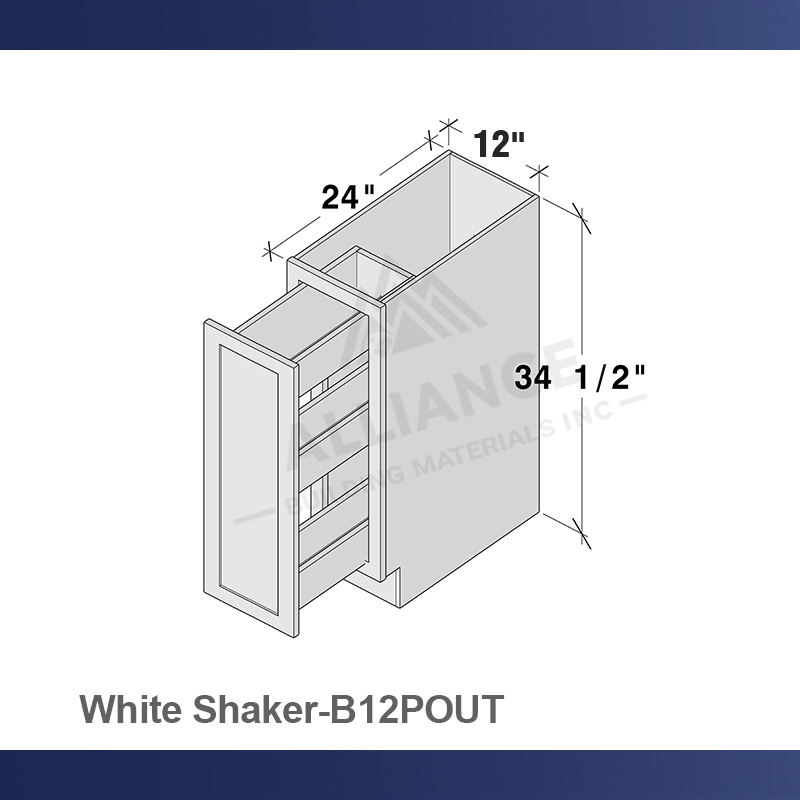 White Shaker-B12POUT