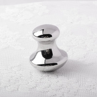 Outil de massage raffermissant pour le visage en forme de champignon jaune DIY, masseur oculaire en pierre naturelle, outil de beauté amincissant pour le visage, Gua Sha en jade