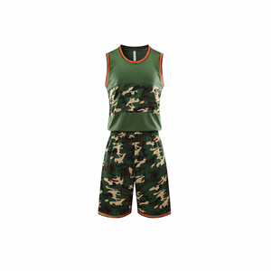 Uniforme de basket-ball en tissu de haute qualité été nouveau Design 100% uniforme de basket-ball personnalisé en polyester - Product Image 1