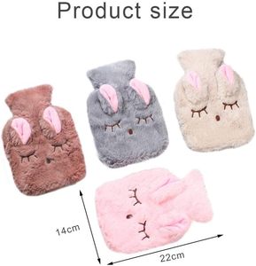 Vente chaude mignon soulagement de la douleur sac à eau chaude hiver chaud Mini chauffe-mains Pvc bouillotte avec couverture souple - Product Image 3