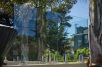 Balustrades en verre sans cadre YL METAL avec embouts en acier inoxydable pour balcon extérieur