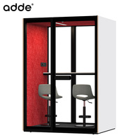 Cabine insonorisée modulaire pour bureau ouvert, salle de réunion 1-2 personnes, cabine téléphonique de bureau en bois, poste de travail individuel