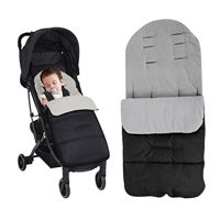 Couverture de poussette universelle pour bébé, sac de couchage chaud et coupe-vent pour poussette d'hiver, couvre-pieds pour poussette par temps froid