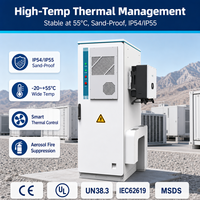 Armoire BESS hybride solaire-diesel 50 kW 112,5 kWh pour opérations hors réseau et sur réseau avec entrée générateur 60 kVA et entrée PV 100 kWp